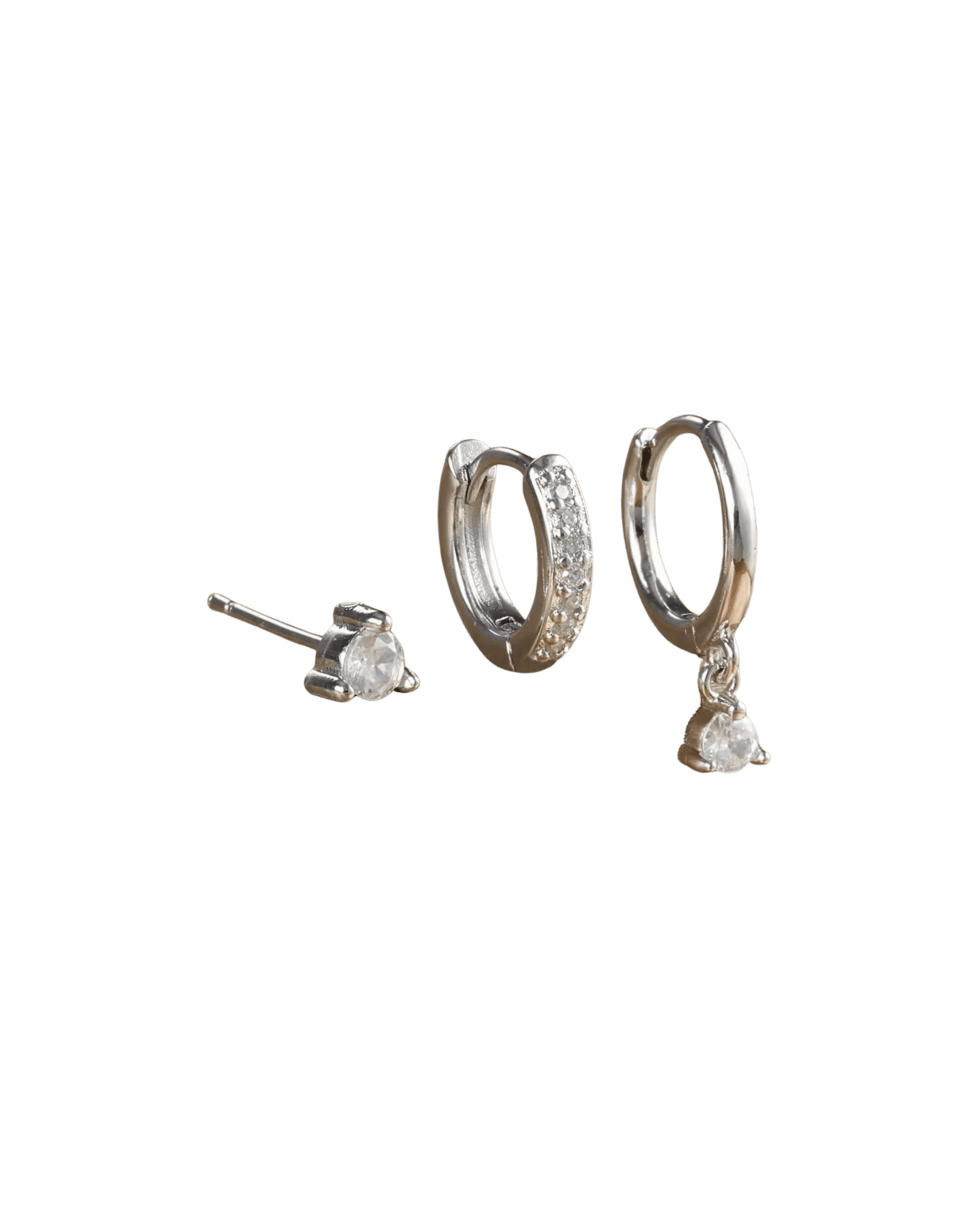 La Baby Diamond – Boucles d’oreilles zircon waterproof HÉMÉRA