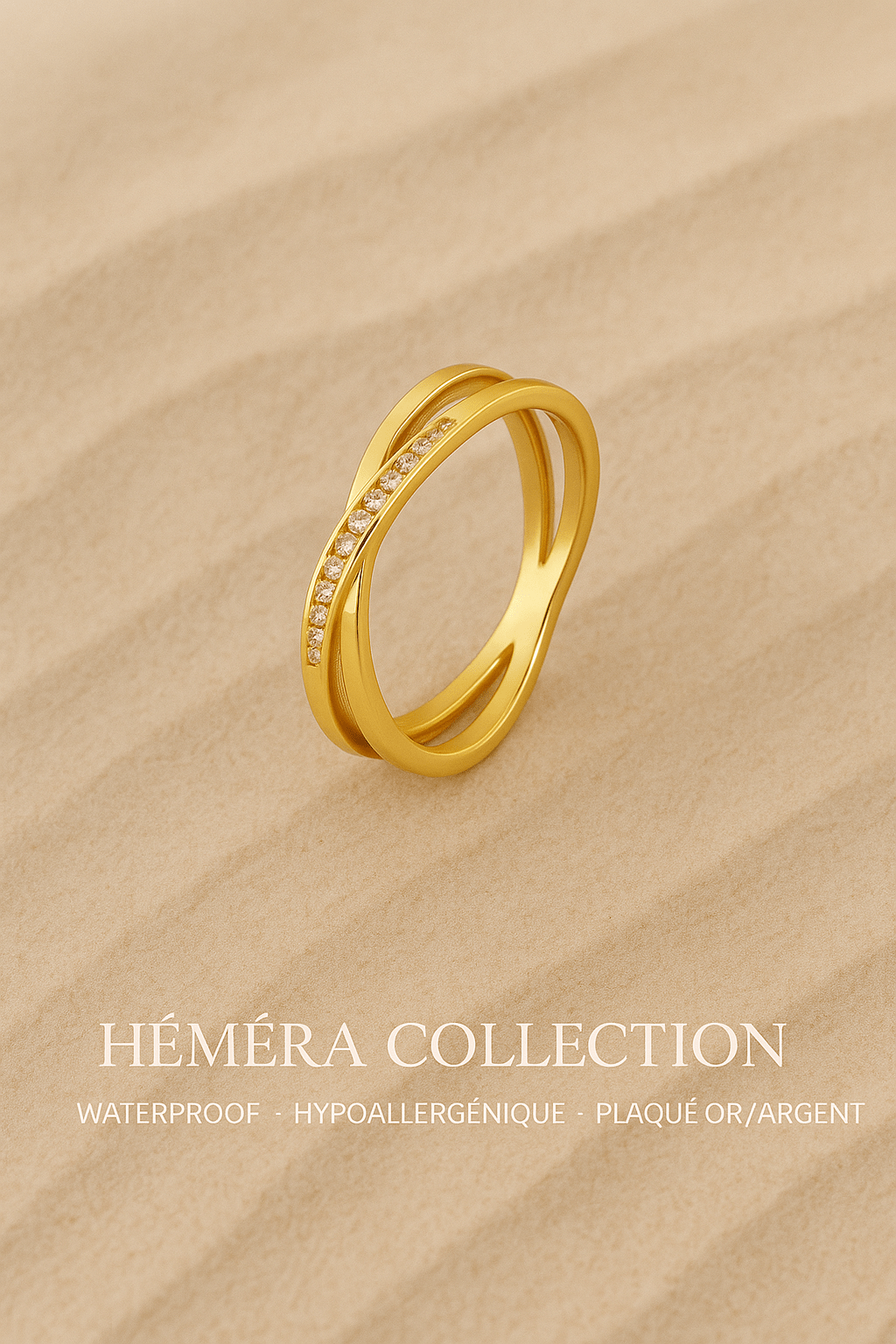 Bague moderne waterproof & hypoallergénique – Style audacieux