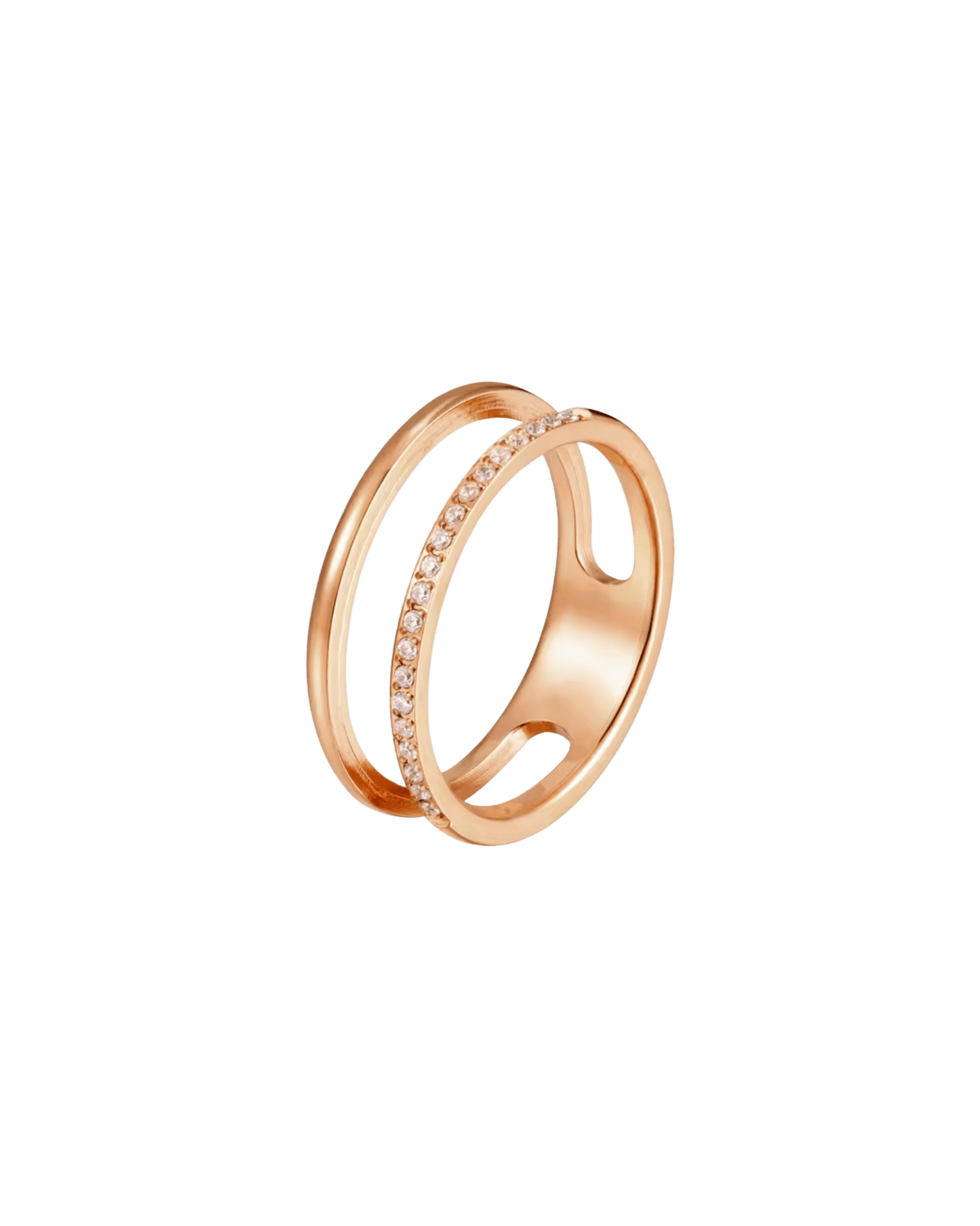 Bague glamour waterproof & hypoallergénique – Style lumineux