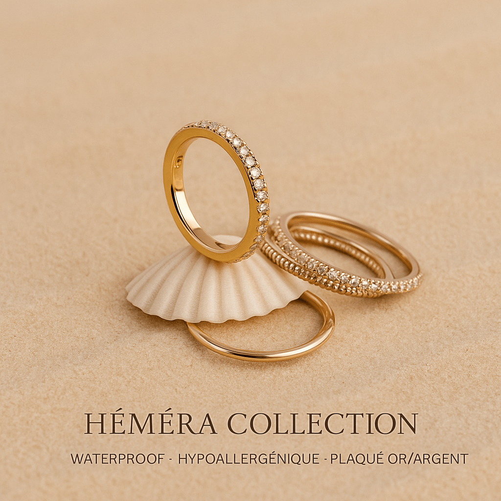 Bague romantique waterproof & hypoallergénique – Symbole d’amour