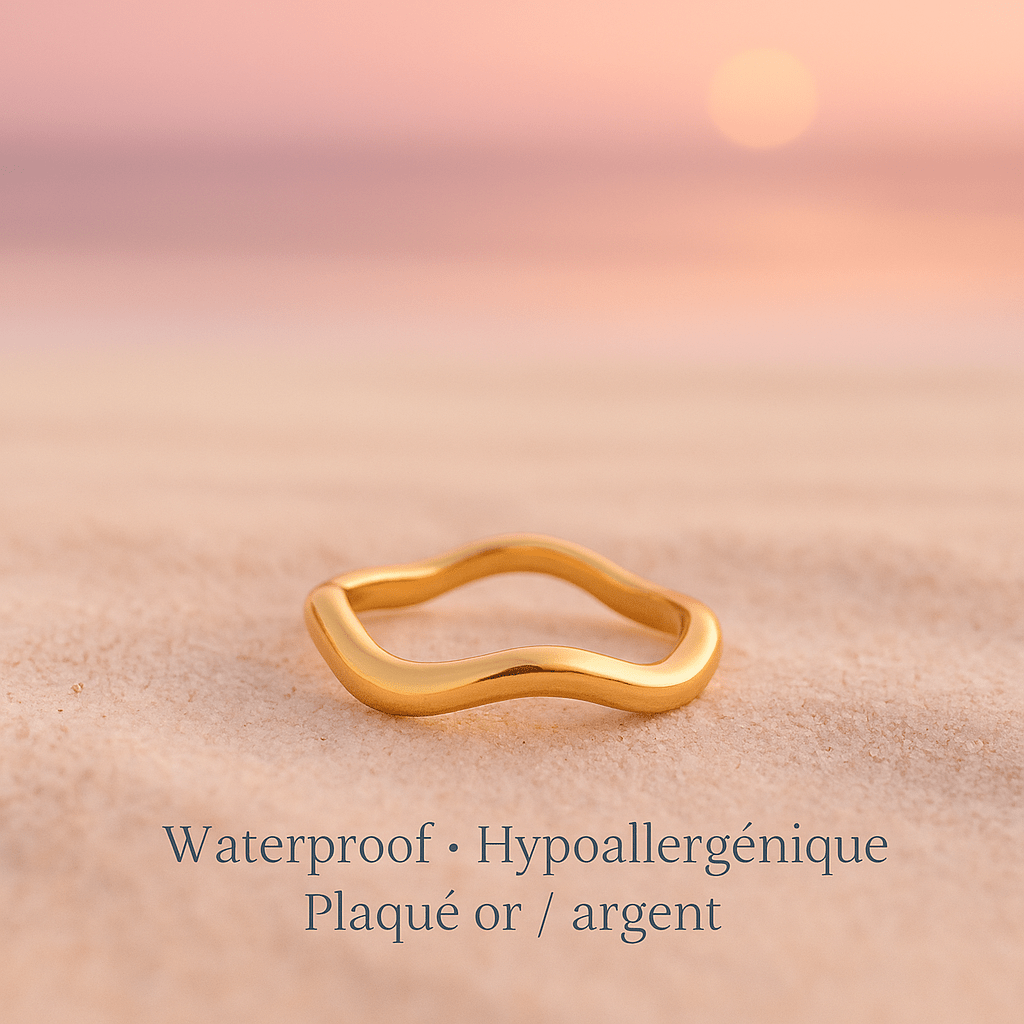 La Wave – Bague ondulée waterproof HÉMÉRA