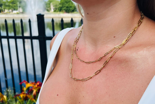 Collier chaîne waterproof & hypoallergénique – Style moderne