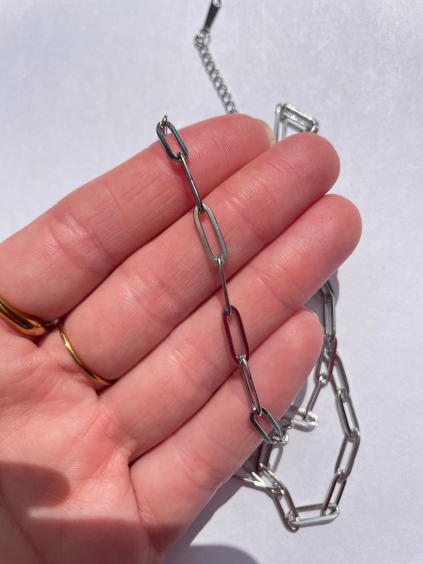 Collier La Chainy chaîne dorée ou argentée waterproof & hypoallergénique HÉMÉRA