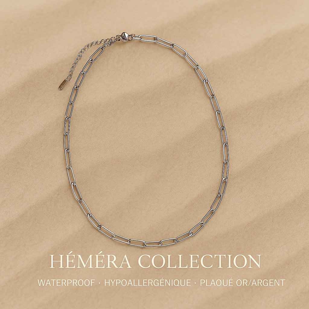 La Chainy – Collier chaîne waterproof HÉMÉRA