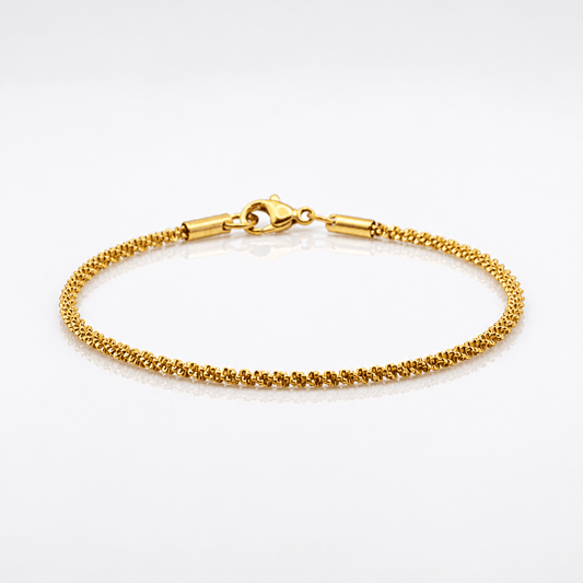 La infinity - Bracelet maillons torsadés - Héméra