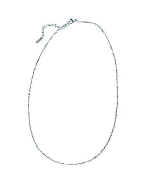 Collier fin argenté La Lunaé waterproof & hypoallergénique HÉMÉRA