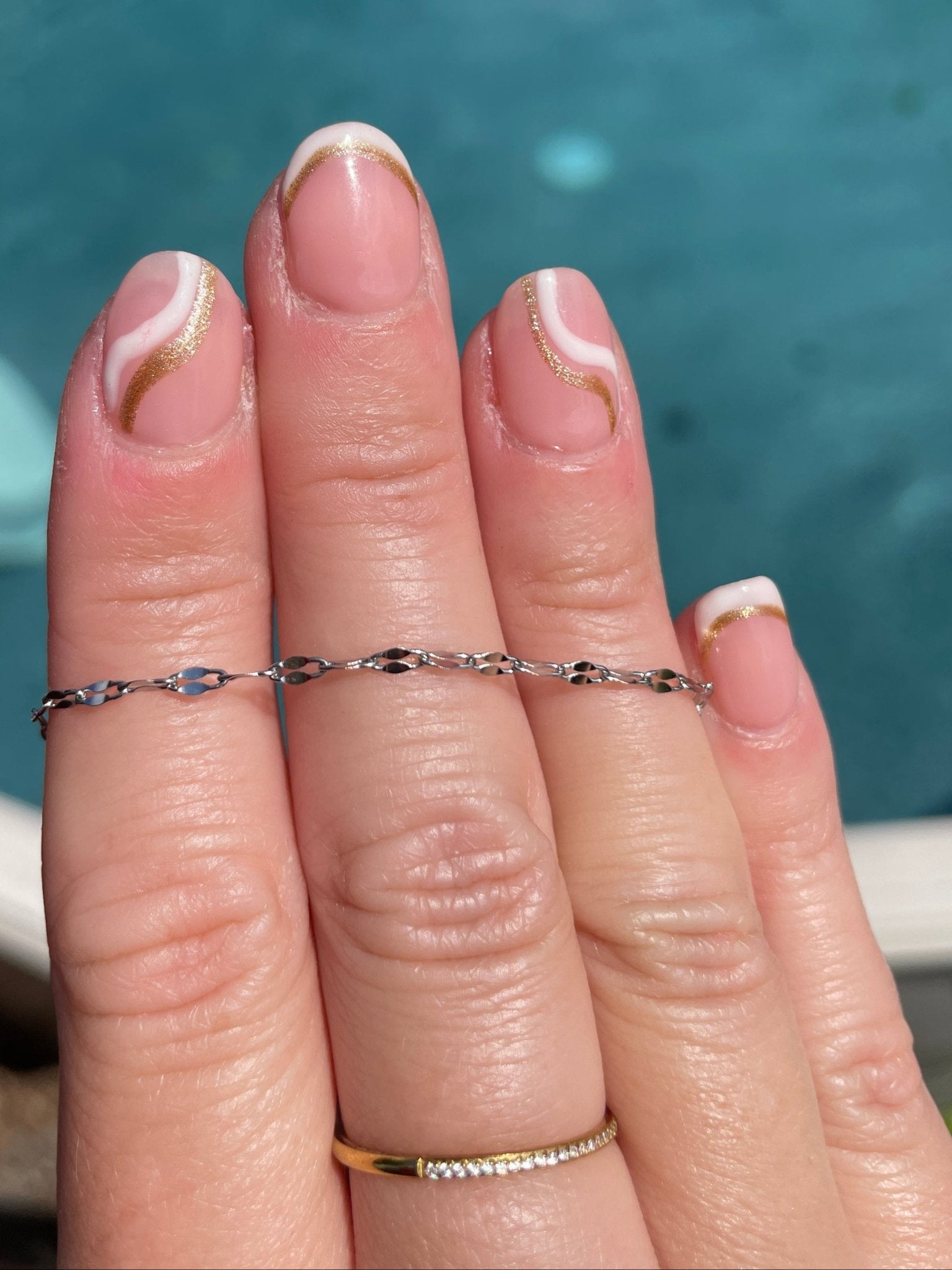 Collier argenté La Lustra scintillant waterproof & hypoallergénique HÉMÉRA