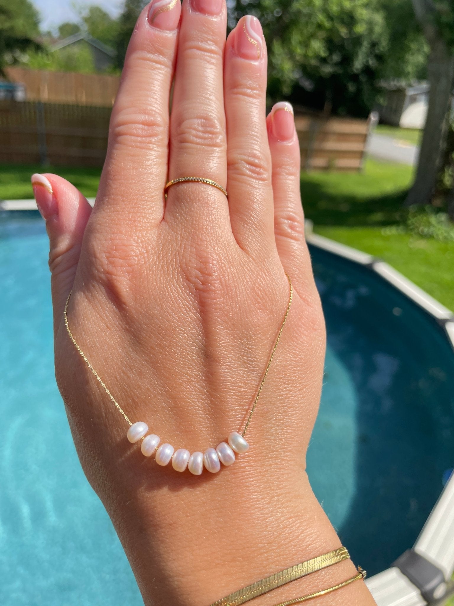 La Séréna – Collier perles d’eau douce waterproof HÉMÉRA