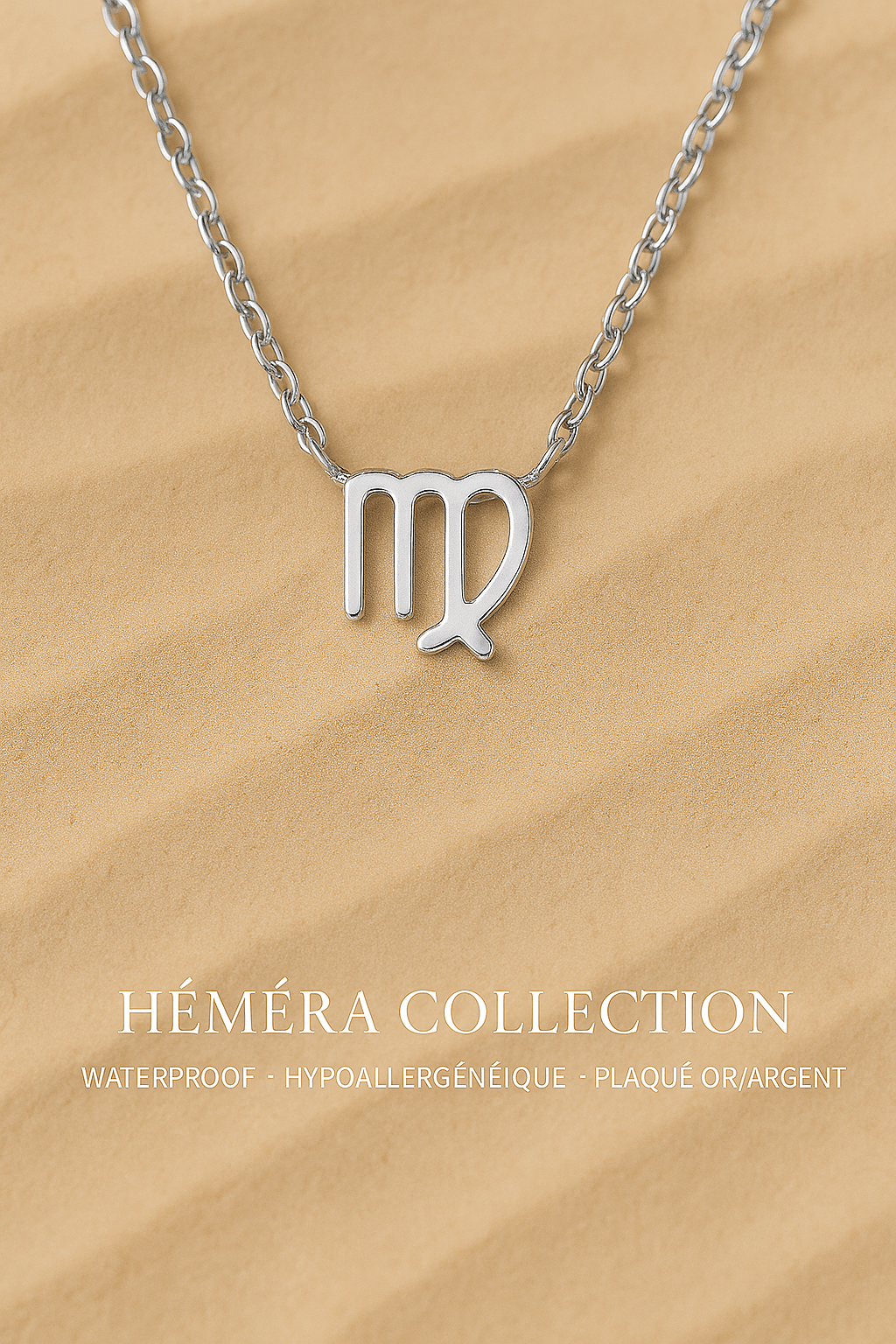 Vierge – Collier zodiaque waterproof HÉMÉRA