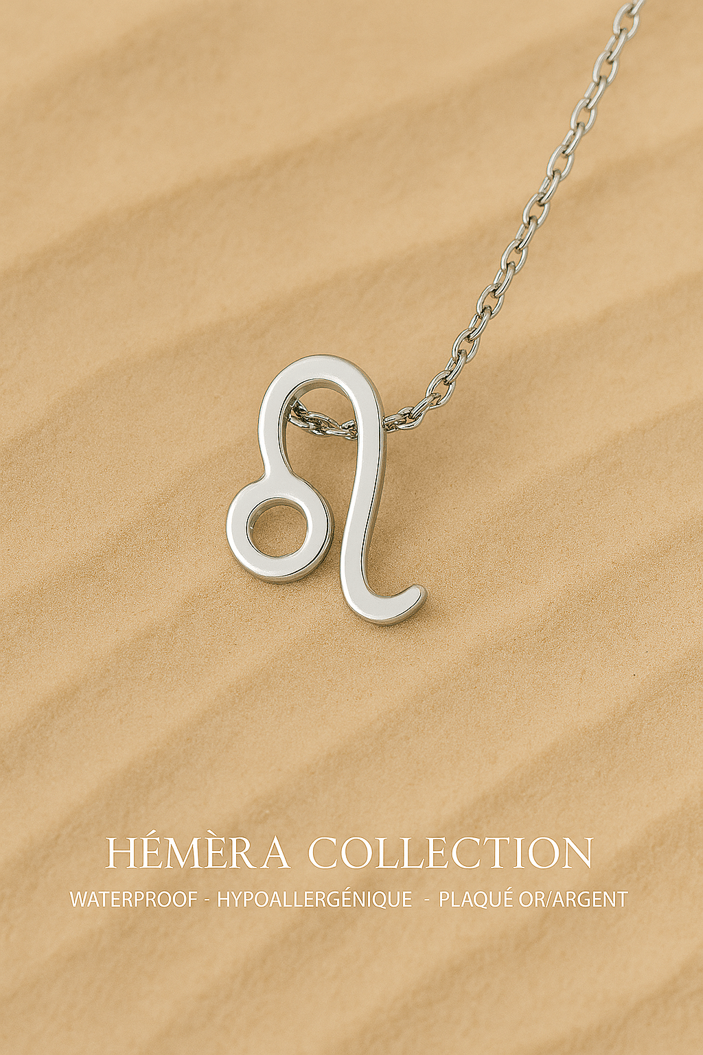 Lion – Collier zodiaque waterproof HÉMÉRA