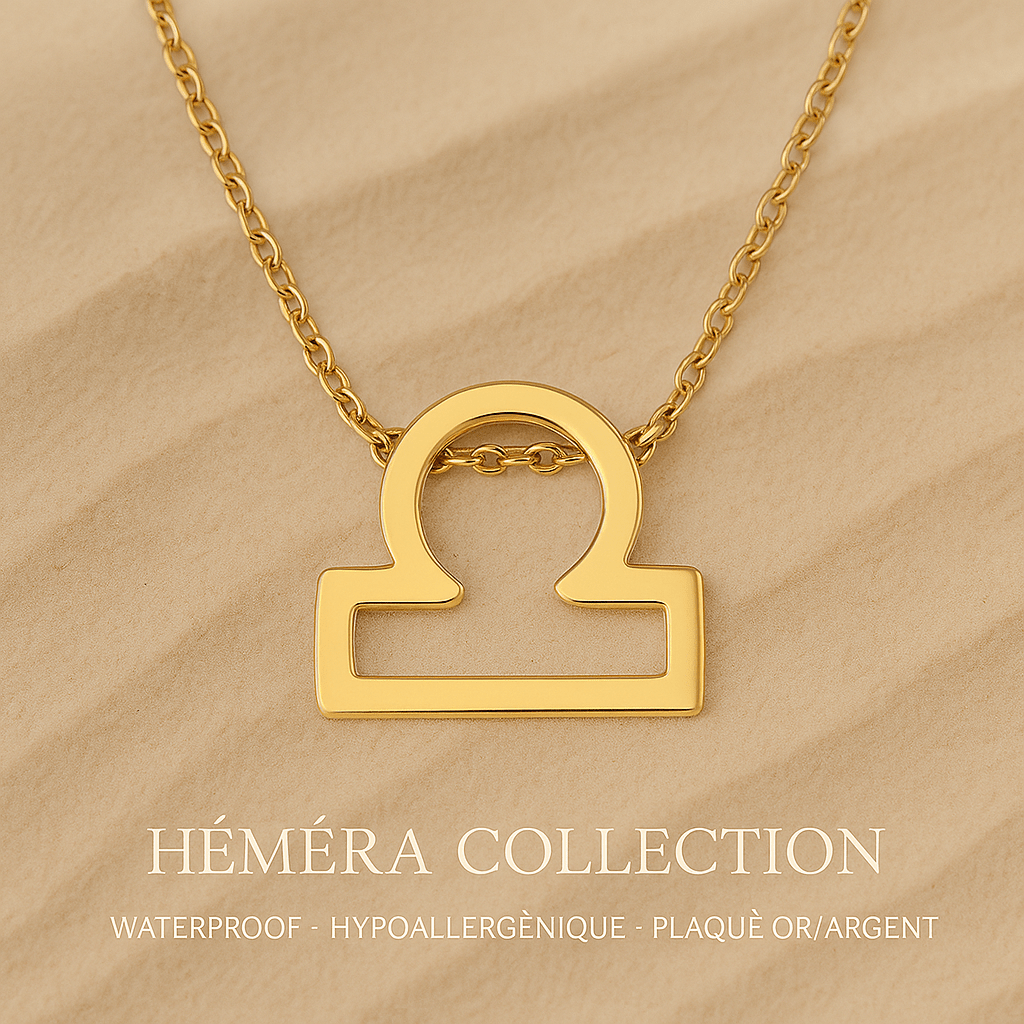 Collier Balance zodiaque waterproof & hypoallergénique HÉMÉRA