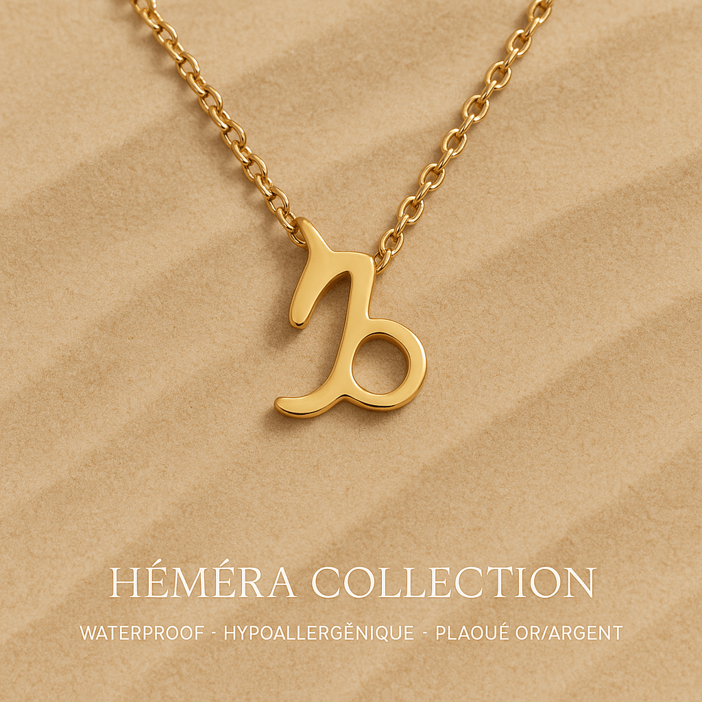 Capricorne – Collier zodiaque waterproof HÉMÉRA