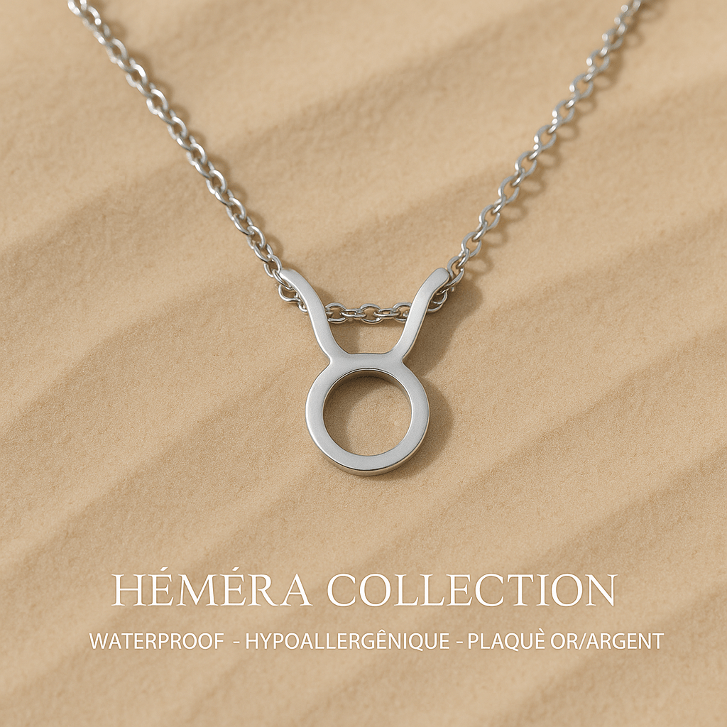 Collier Taureau zodiaque waterproof & hypoallergénique HÉMÉRA