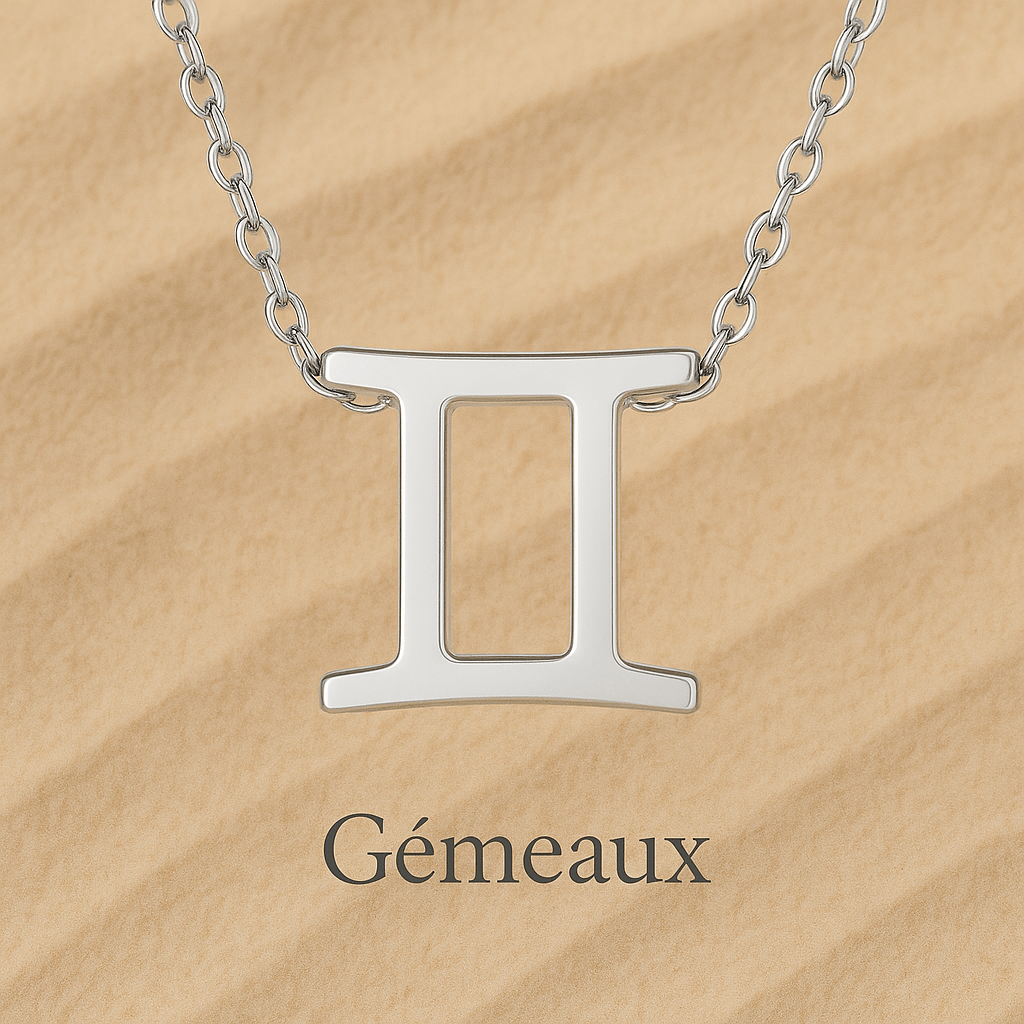 Gémeaux – Collier zodiaque waterproof HÉMÉRA